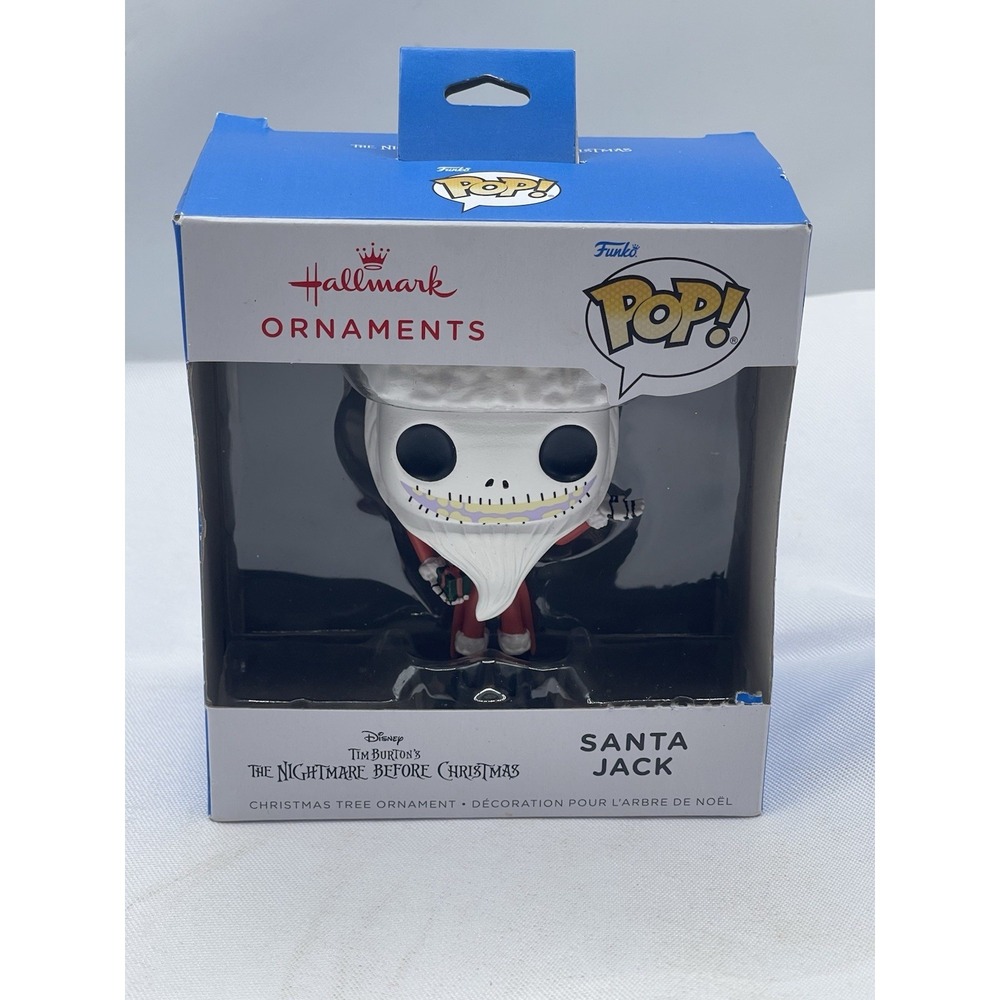 Hallmark Disney The Nightmare Before Christmas Santa Jack Funko POP New Ornament